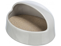 Trixie TX-63009 Керамическая песчаная ванна для грызунов, 20х10х16 см, серый