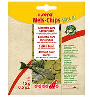 Sera Catfish Chips Nature сухой корм для сомиков, чипсы, 15 г