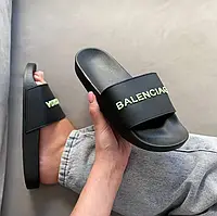 Balenciaga Slides Big Logo Black 36