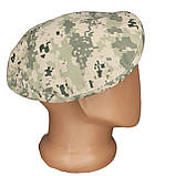 Берет у світлому пікселі 56р. котон, фото 2