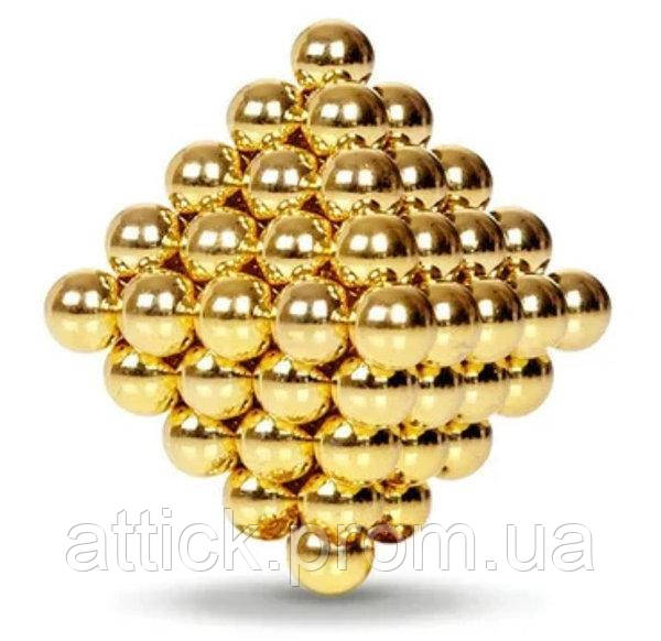 Neocube золотой шарики Неокуб neocube Магнитные шарики Neocube Неокуб 5мм Магнитный конструктор антистресс at - фото 8 - id-p1941943207