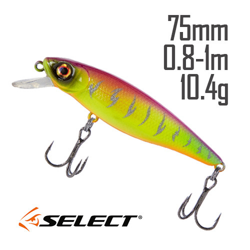 Воблер Select Hamster 75SP 75mm 10.4g #03 (0.8-1.0m), фото 1