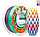 Філамент для 3д друку Creality CR 1.75mm PLA 3D Printing Filament 1KG Rainbow, фото 3