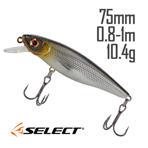 Воблер Select Hamster 75SP 75mm 10.4g #07 (0.8-1.0m), фото 1