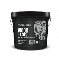 Лесуюча лазур для деревини FARBMANN Wood Lasur 9л. Тонується у 80 різних кольорів.