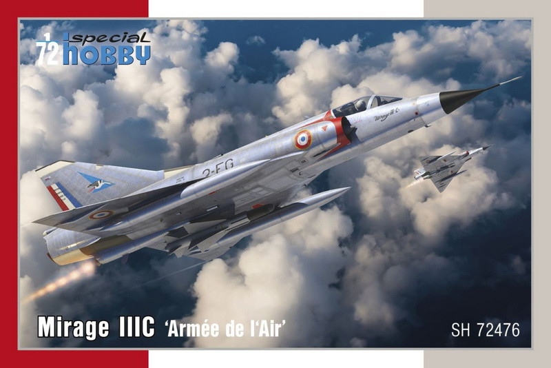 Пластикова модель 1/72 Special hobby 72476 француський винищувач Mirage IIIC ‘Armée de l'Air’