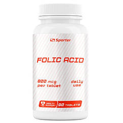 Вітамін В9 Sporter Folic Acid 800 mcg 90 tabs