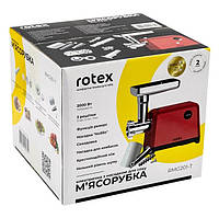 М'ясорубка ROTEX RMG201-T (Мічність 2000 Вт. Функція РЕВЕРС. 3 решітки. Сокодавка), фото 5