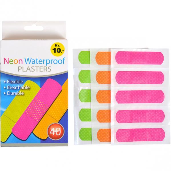 Пластир водонепроникний Neon Waterproof 40 шт