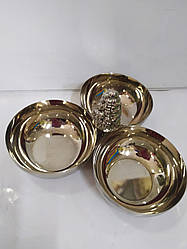 Менажница 1/3 нержавеющая сталь О 9 см Н 4 см