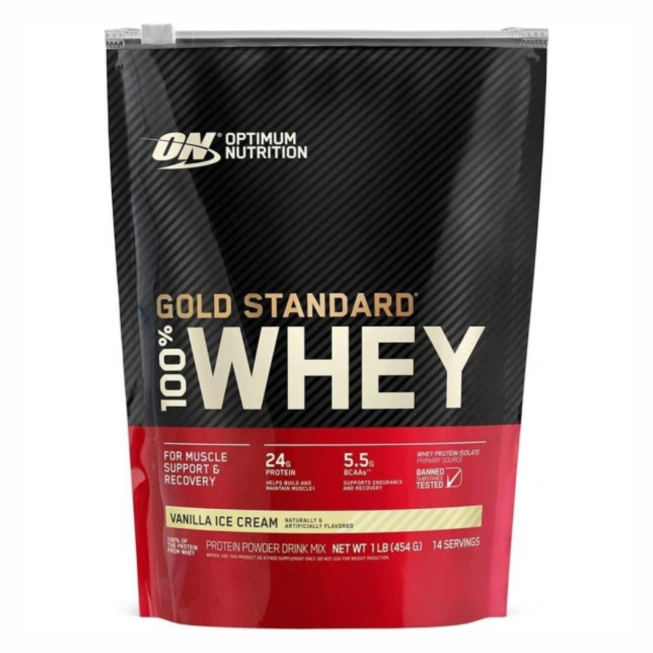 100% Whey Gold 450g - Strawberry, фото 1