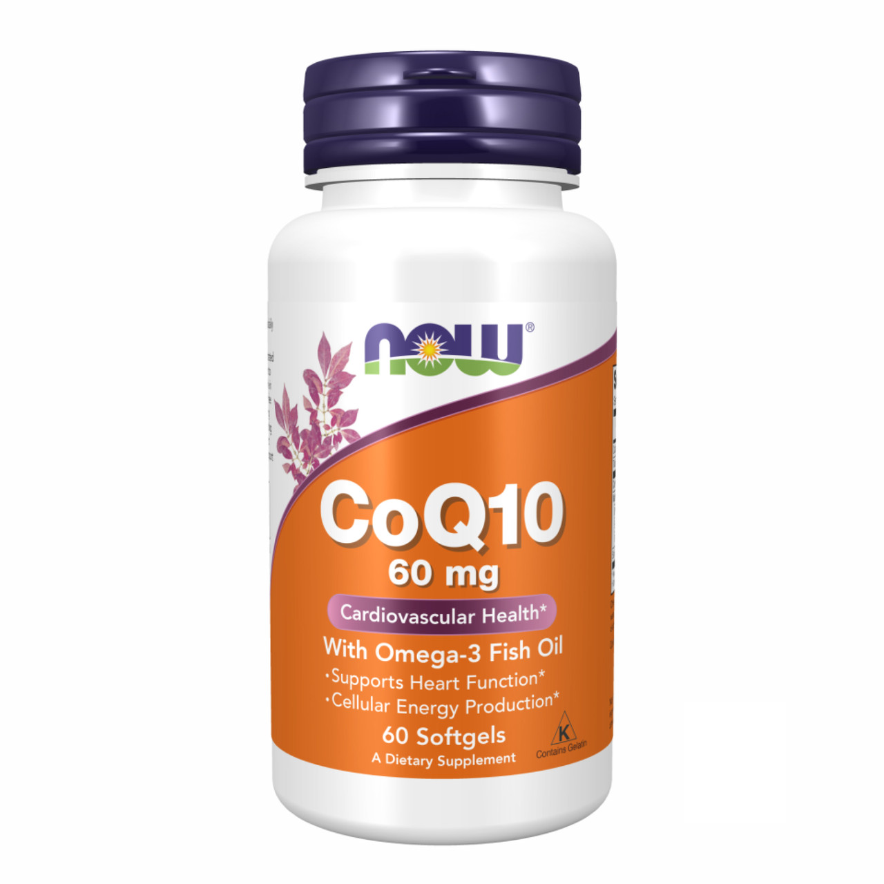 CoQ10 60mg with Omega-3 - 60 sgels, фото 1