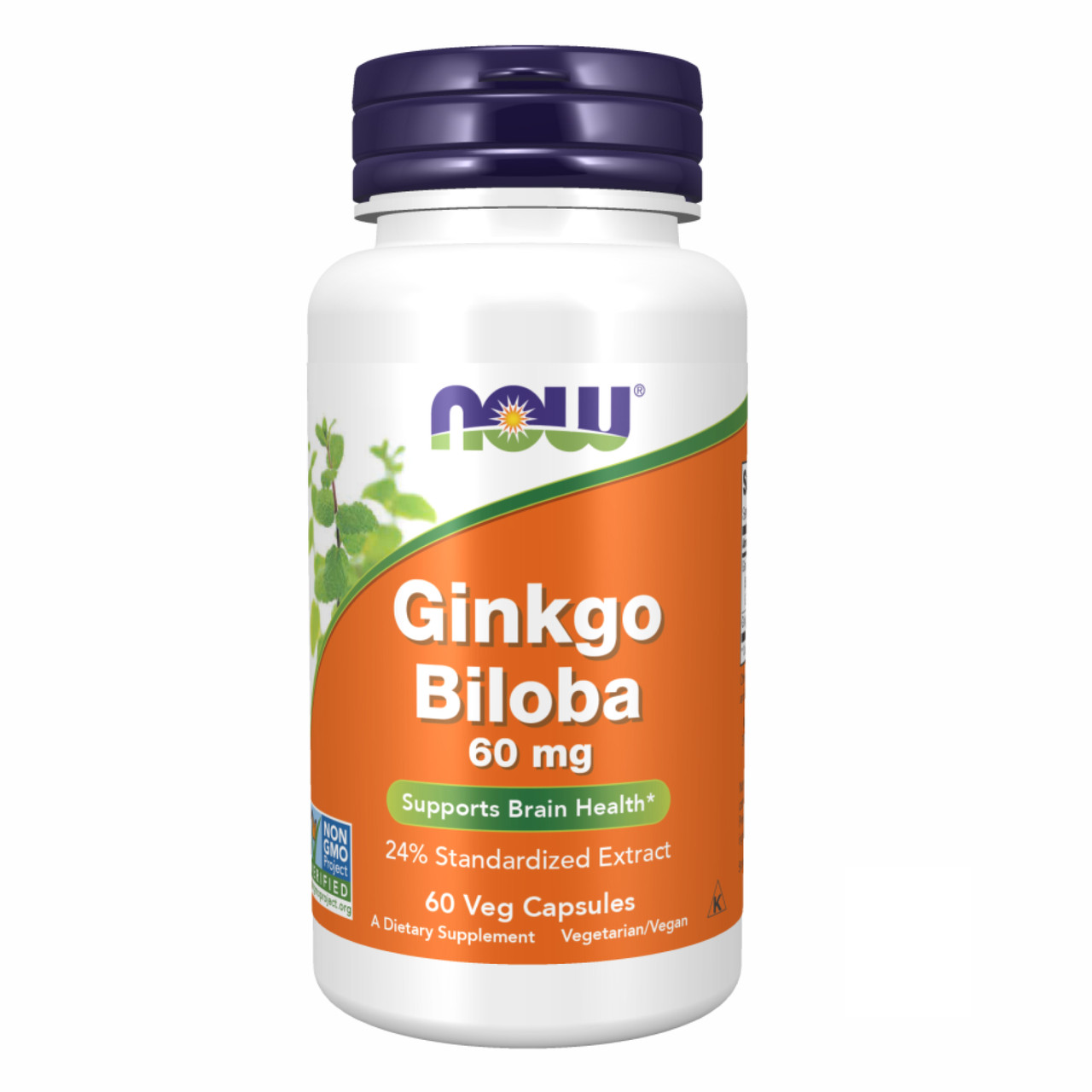 Ginkgo Biloba 60mg - 60vcaps, фото 1