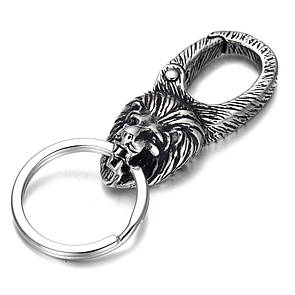 Брелок для ключів з нержавіючої медицинськои стали "Lion"