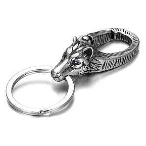 Брелок для ключів з нержавіючої медицинськои стали "Wolf"