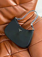 Сумка женская через плечо Prada / Прада кросс-боди брендовая сумочка на узком ремешке