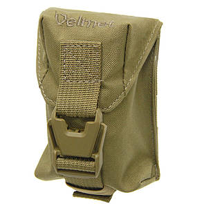 Посилений гранатний підсумок із закритим клапаном / тактичне навісне спорядження VELMET GP-01G2 (coyote)