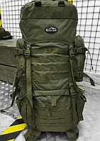 Армейский тактический рюкзак баул, Тактический рюкзак-баул цвет хаки, Баул рюкзак армейский прочный