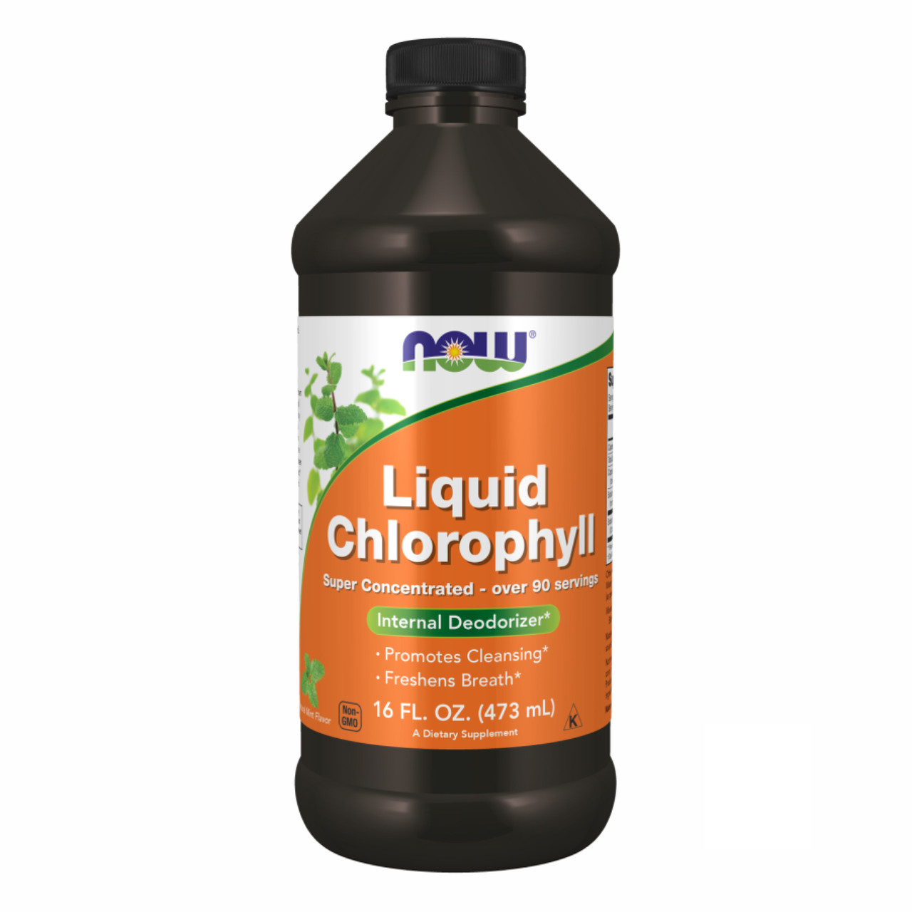 Chlorophyll Liquid Mint - 16 oz (Пошкоджена банка), фото 1