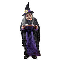 Баба Яга на сенсорному керуванні — декор на хелловін