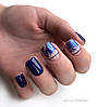 Гель-лак для нігтів Komilfo Deluxe Series №D129 приглушений темно-синій, 8 мл, фото 4