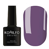 Гель-лак для ногтей Komilfo Deluxe Series №D114 темный серо-сиреневый, эмаль 8 мл