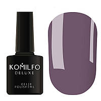 Гель-лак для ногтей Komilfo Deluxe Series №D110 серо фиолетовый, эмаль 8 мл