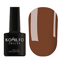 Гель-лак для ногтей Komilfo Deluxe Series №D215 коричневый, эмаль 8 мл