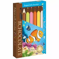 Молочный бельгийский шоколад Pencils Thechocolate , 100 гр