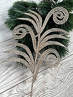 Декоративна гілочка - ажур ( платина, упаковка 10 штук), фото 5