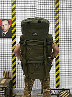 Рюкзак-баул олива, Армейский тактический рюкзак баул, Тактический рюкзак-баул, Армейский рюкзак 100л, por043
