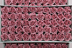 Мильна троянда махагон для створення розкішних нев'янучих букетів і композицій з мила