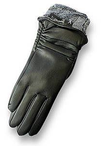 Штучна шкіра з махра жіночі рукавички стильні тільки гуртом