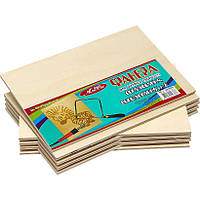 Фанера А5 3мм для випилювання та випалювання