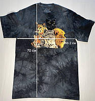 Детская футболка The Mountain с животными с изображением тигров и львов - размер 46*70 см, США