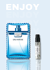 Деревні водяні наливні парфуми Versace Eau Fraiche пробник, аромат для чоловіків аналог Версаче Мен Еау Фреш