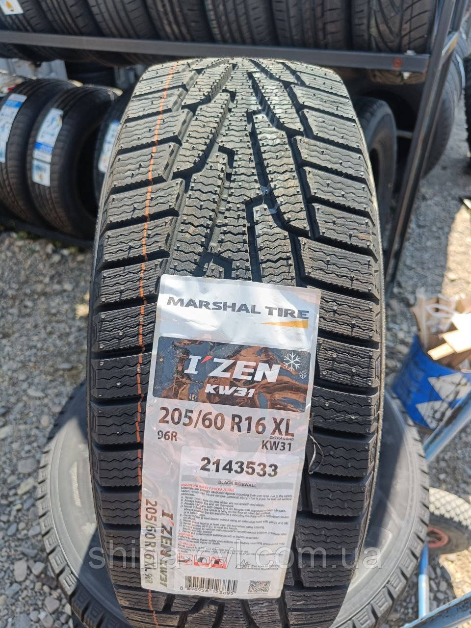 Зимові шини 205 60 r16 96R XL Marshal I*Zen KW31, фото 1