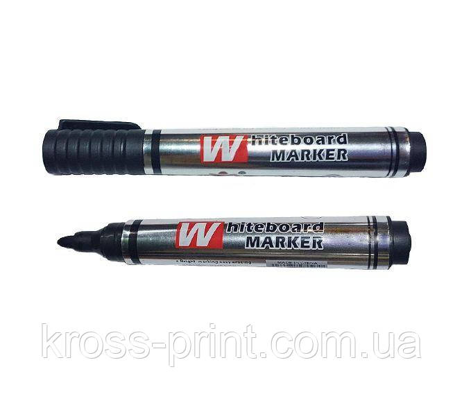 Маркер для дошки ZC-8004-BK чорний 12/1200шт/уп