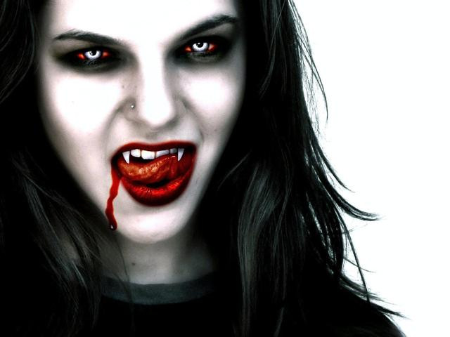 Клыки вампира, зубы Дракулы - 4 шт - Хэллоуин - фото 2 - id-p1942037614