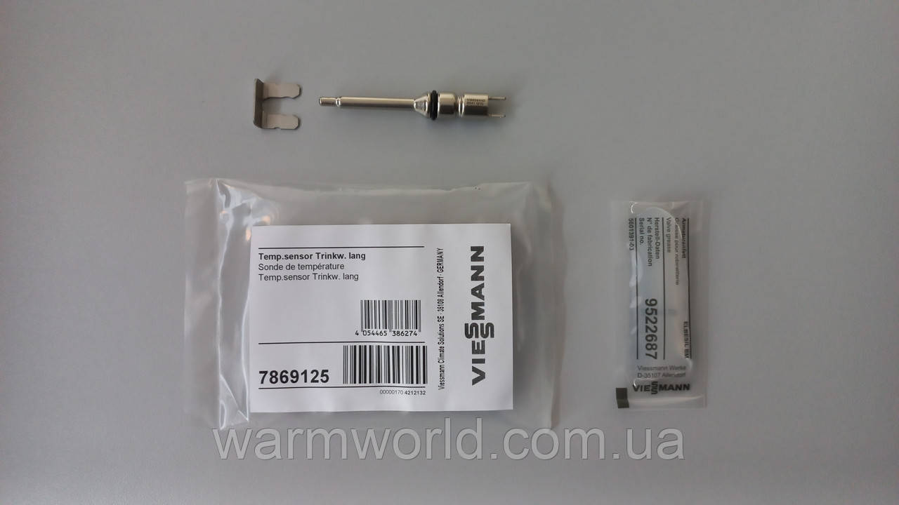 7869125 Датчик температури питної води Vitopend WH1D, A1JA довгий Viessmann, фото 1