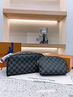 Косметичка несесер + маленькая в подарок от известного бренда Louis Vuitton (Dopp Kit)