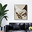 Набір для вишивання за нанесеною на канву схемою "Hand in Hand". AIDA 14CT printed 19*22 см, фото 11