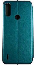Чохол книжка Elegant book для Motorola E7 Power смарагдовий, фото 3