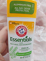 Натуральный дезодорант essentials arm hammer deodorizers для мужчин и женщин