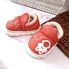 Дитячі домашні капці від 24 до 33 кімнатні хутряні зимові тапки для хлопчика садочка будинку