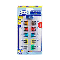 Запобіжники Євро (комплект 10 шт.) 5-30 А Alca