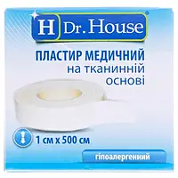 Пластырь катушка медицинский Dr. House (Доктор Хаус) тканевая основа 1*500