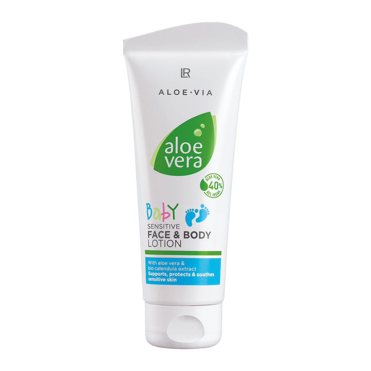 Дитячий лосьйон для обличчя та тіла для чутливої шкіри Aloe Vera Baby LR, 100 мл.