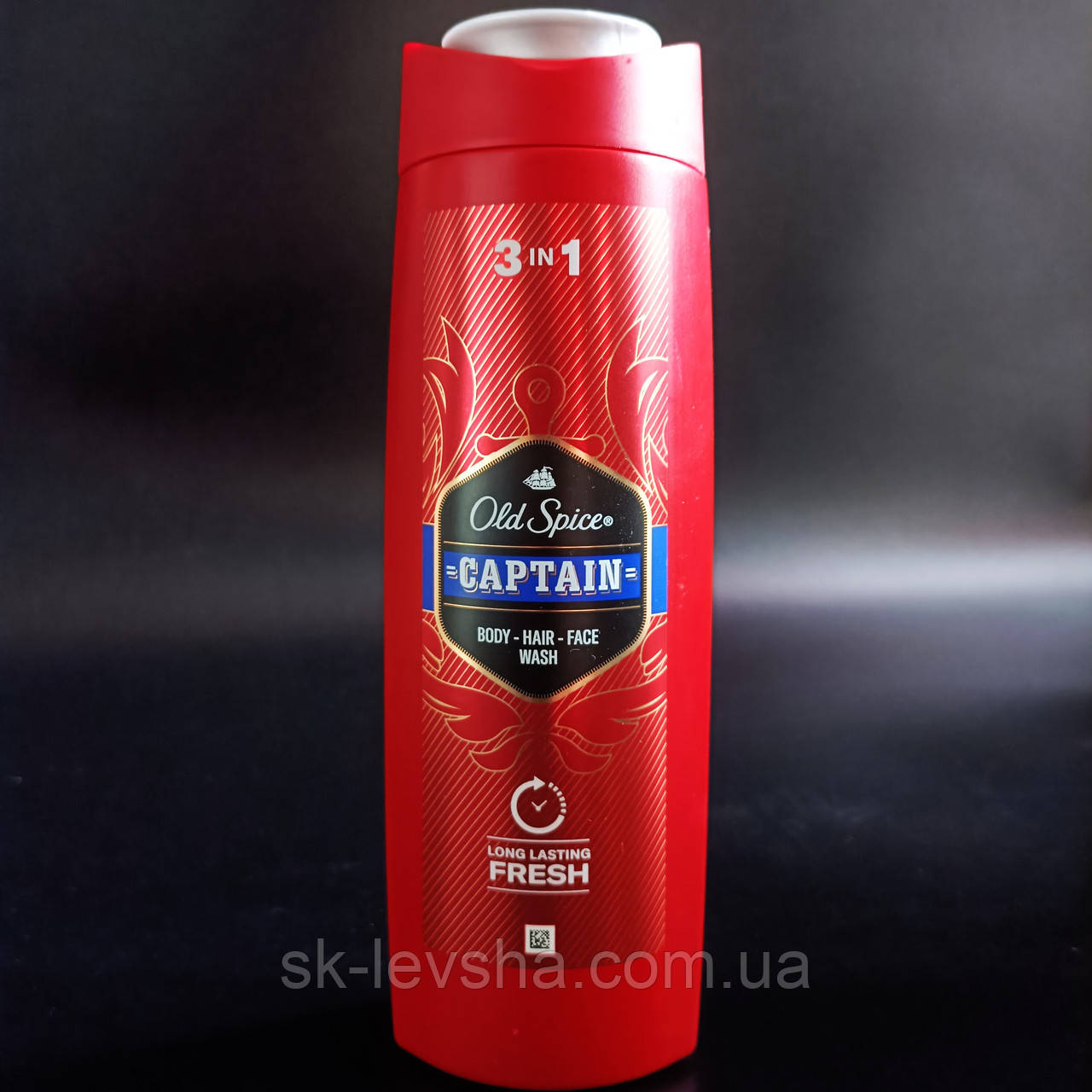 Гель для душа + Шампунь Old Spice Captain 3in1 400 мл.