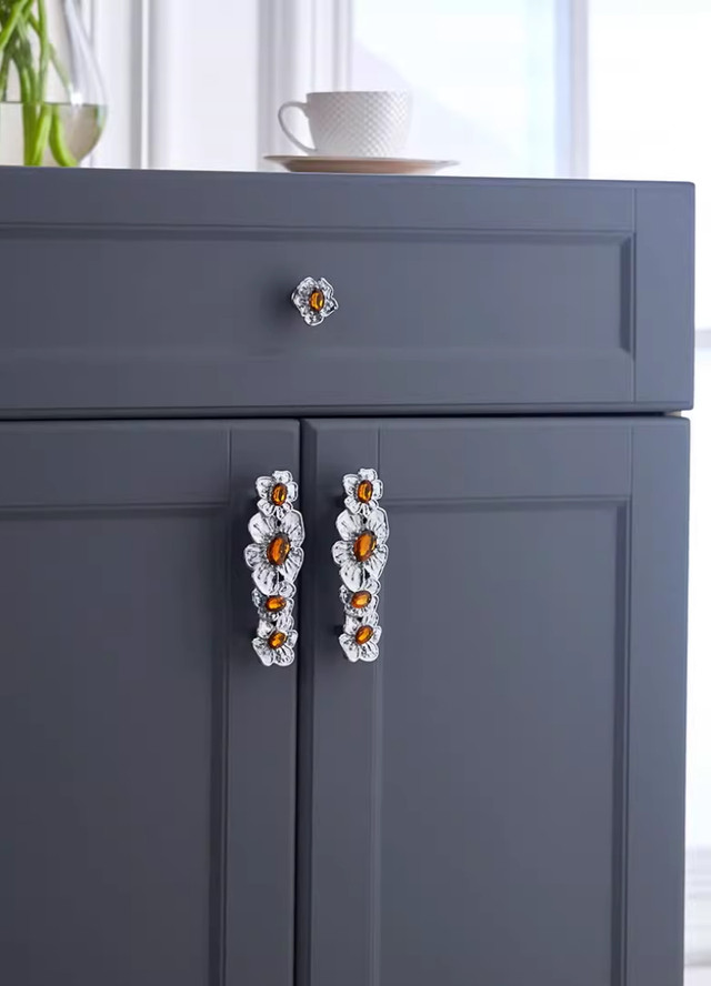 Ручки эксклюзив с кристаллами в вхроме